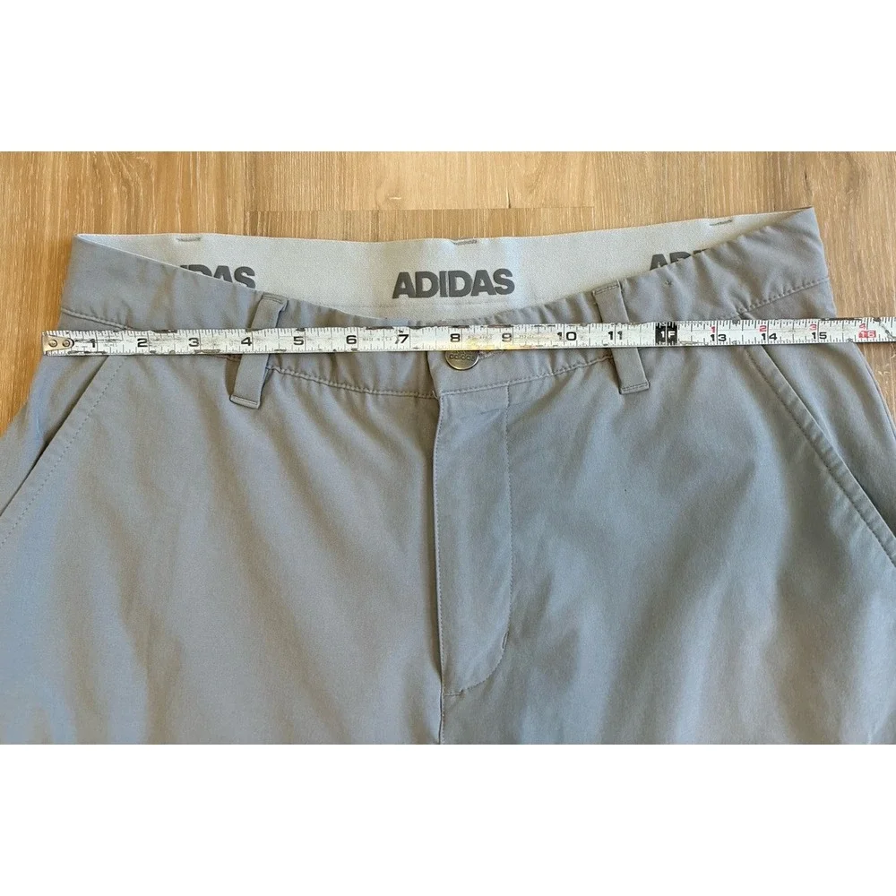 Adidas Mens Golf Shorts 365 Stretch‎ Waist Gray Performance 30 Inseam 10